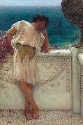 Alma-Tadema, Sir Lawrence, The Poet Gallus Dreaming (mk23)